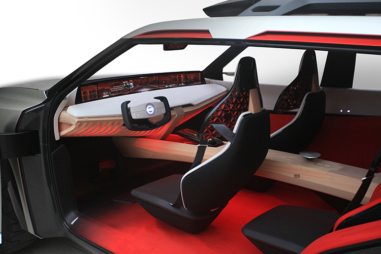 Xmotion Concept interior created with the imagery of a Japanese landscape