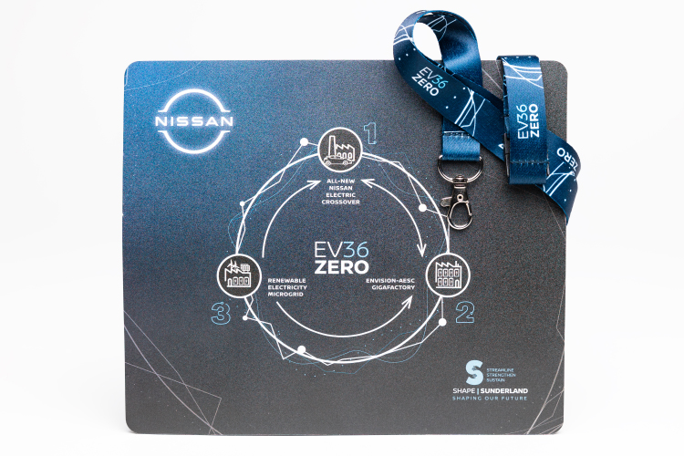 EV36Zero mouse mat from Nissan UK