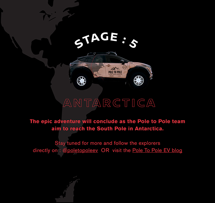 Stage 5: The epic adventure will conclude as the Pole to Pole team aim to reach the South Pole in Antartica