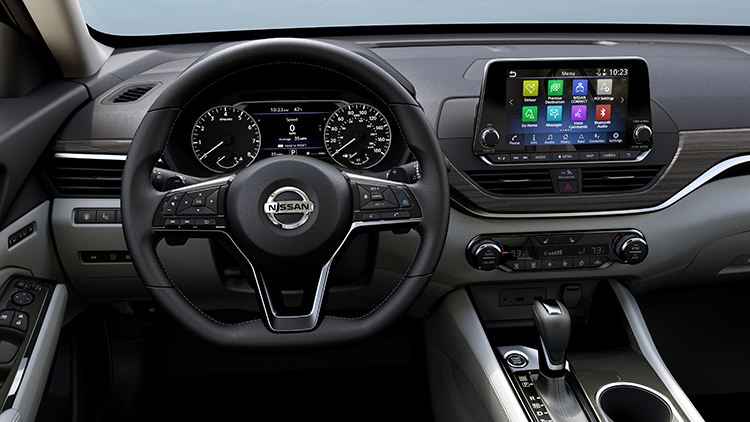 The Interior of a Nissan Altima, featuring NissanConnectSM