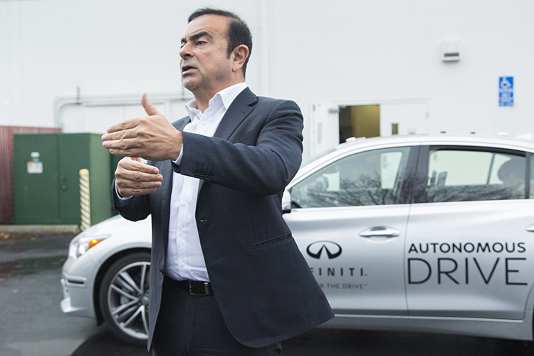 Renault-Nissan Alliance CEO Carlos Ghosn describes 