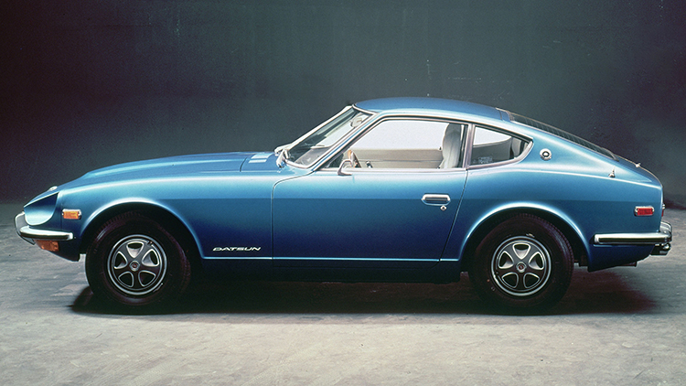 left profile shot of the first generation datsun